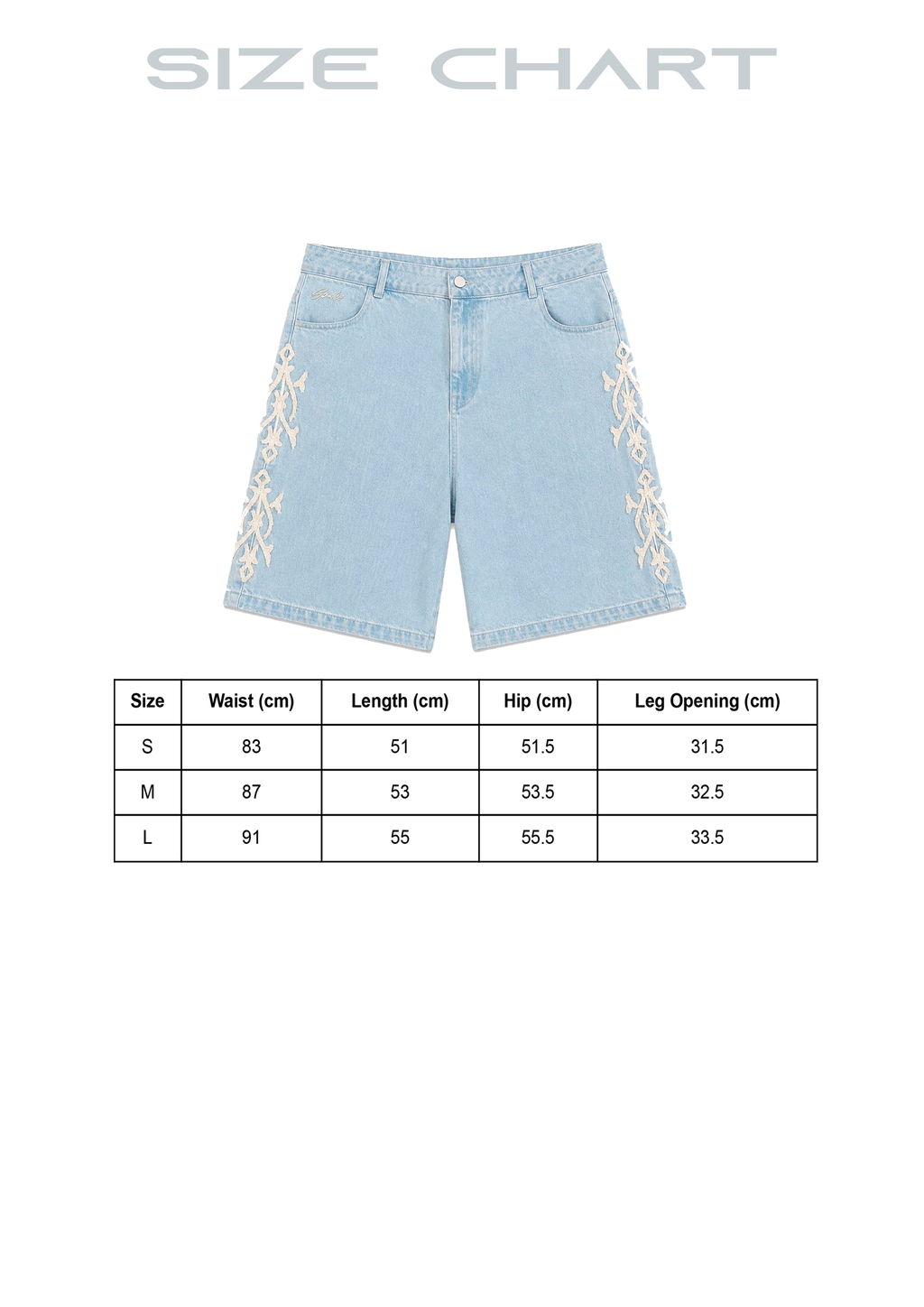 SPAKE ASTER DENIM SHORT